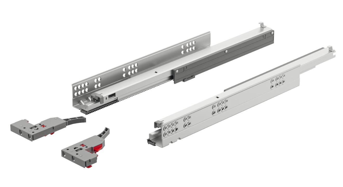 Concealed Drawer Runner w/ soft & self closing (500mm)