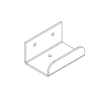 ER1 B64 N/S BUNK SUPPORT BRACKET 60x40x30mm