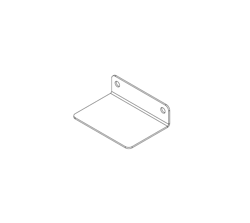 KITCHEN WORKTOP HEAT SHIELD 50x36mm