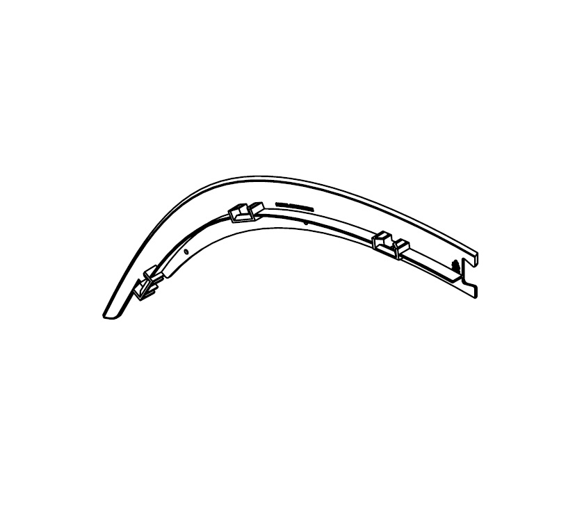 Read more about SINGLE AXLE CARAVAN WHEEL SPAT - BASE PART 1/2 - L/H product image