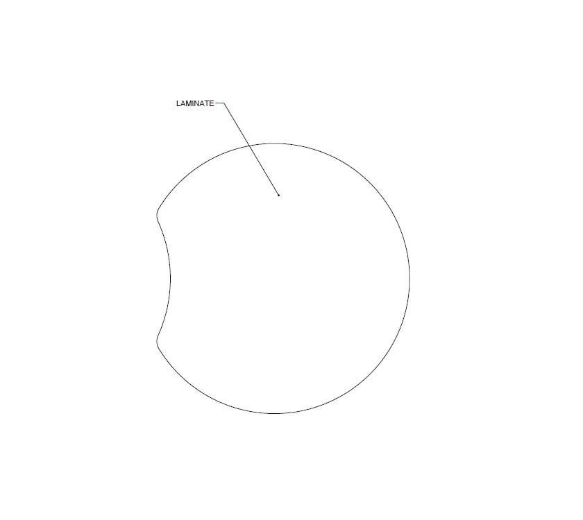 AA1 Alora - Kitchen Unit Sink Infill - Lucida Laminate