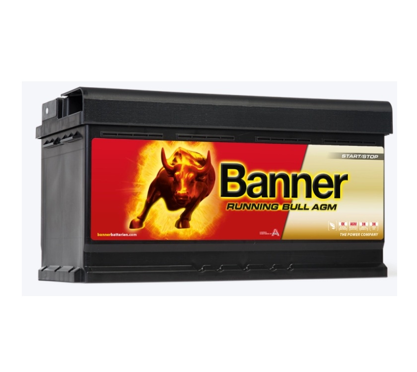 Banner AGM Leisure Battery 59501 L354 x W175 x H190 95ah/110ah class A