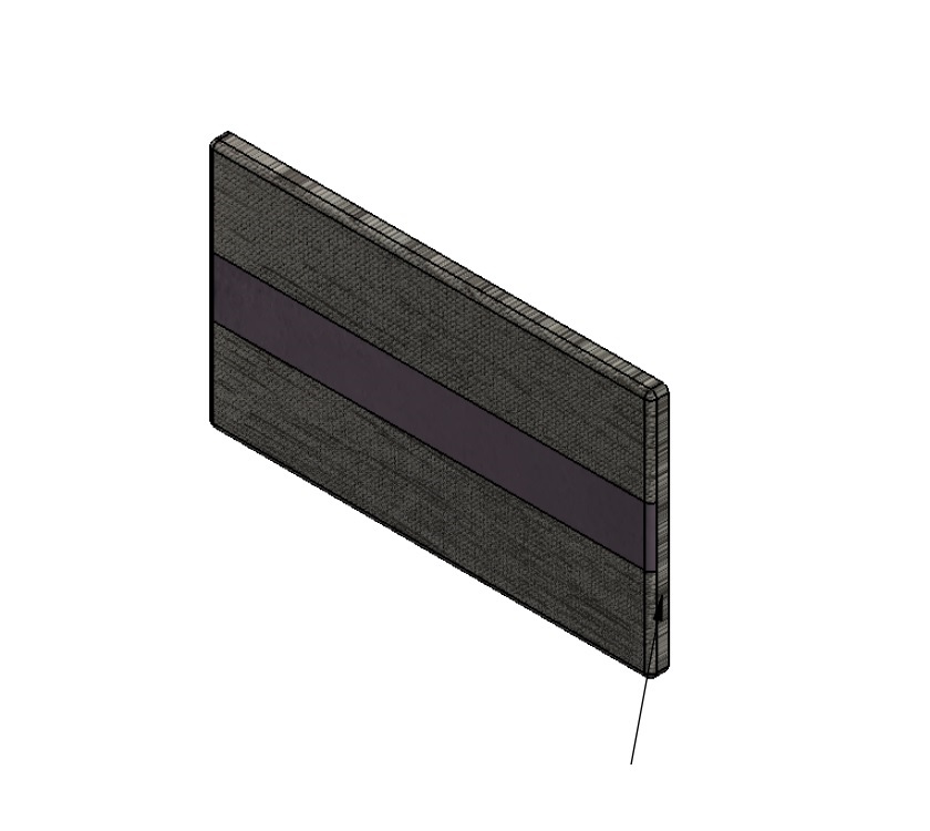 PSR Rimini Headboard 300x600mm - Barbican