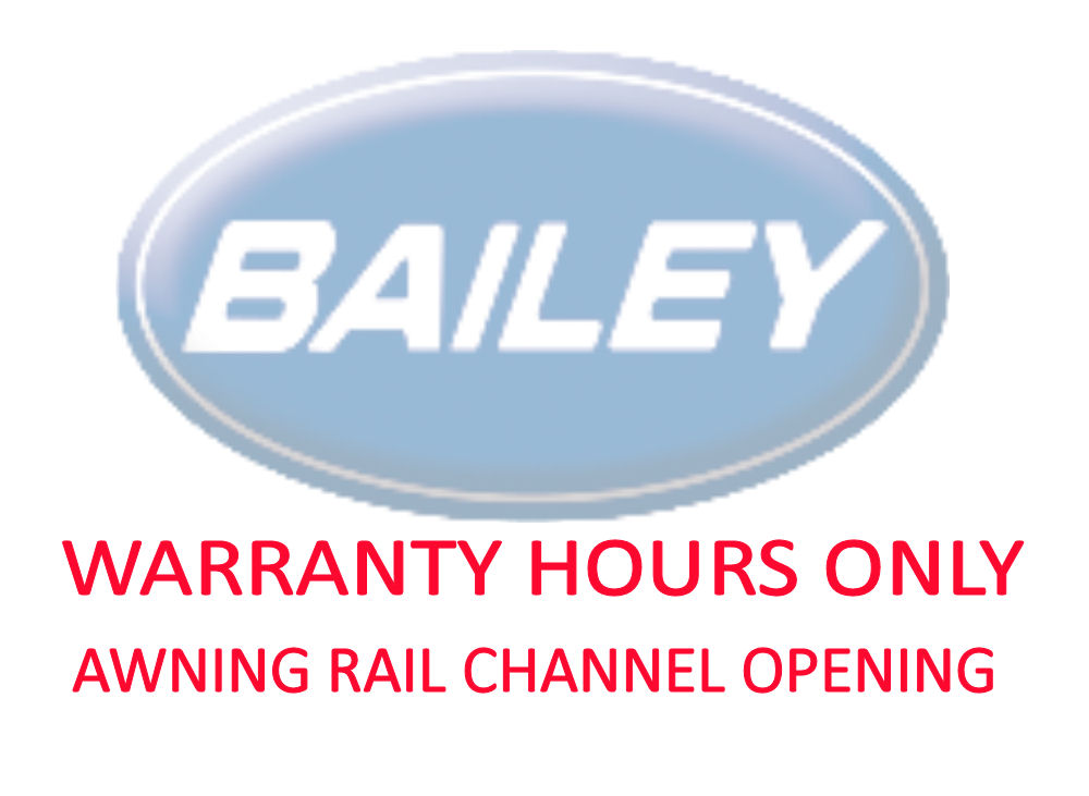 Warranty Hours Only - Awning Rail Channel Opening