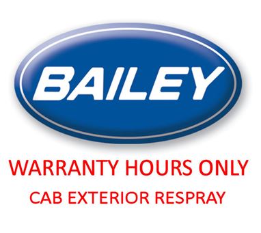 Warranty Hours Only - Cab Exterior Paint Respray