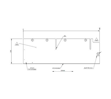 AH3 79-2 Rear TC Washroom Vanity Unit L/H End