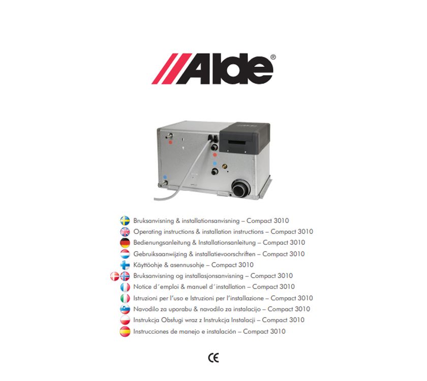 Alde 3010 Heating System Installation Manual Prima Leisure Alde 3010 Heating System Installation Manual Prima Leisure