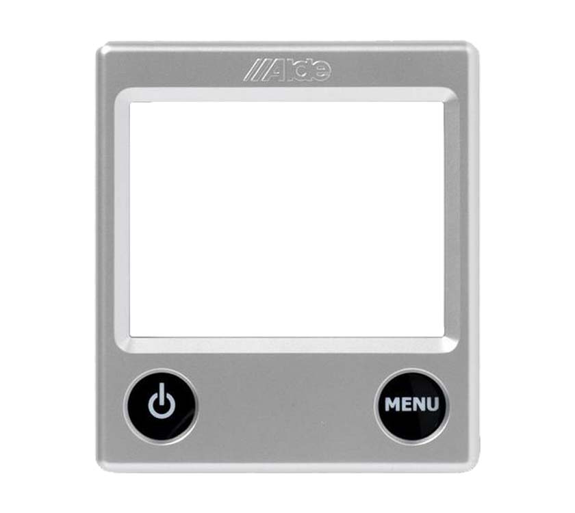Alde 3020 Control Panel Facia Cover - Silver