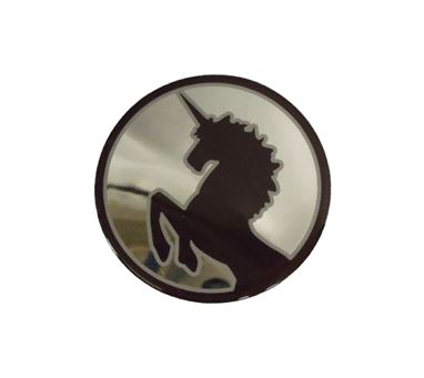 Unicorn Resin Logo Badge L/H N/S (Circle)