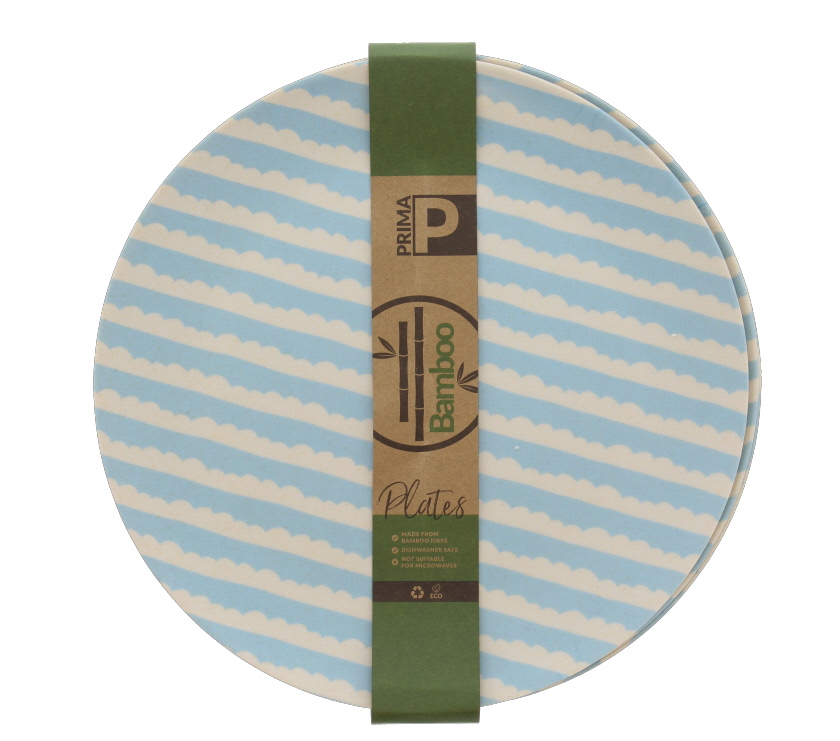 Bamboo Large Plate Set - Blue Sky
