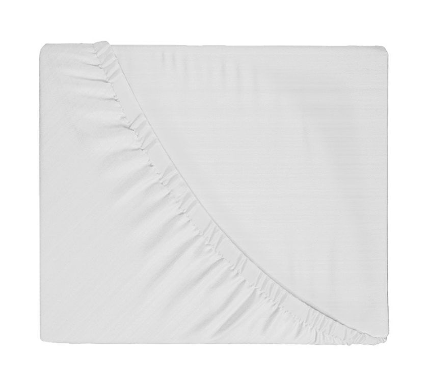 Read more about Bailey 100% Brushed Cotton Fitted Island Sheet - White product image