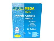 Aqua Mega Tabs, Water Purifying Tablets x20