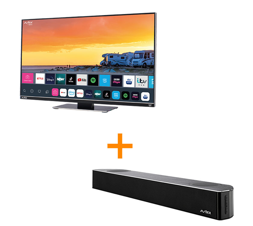 Avtex Smart TV Sound Bar Bundle 21.5