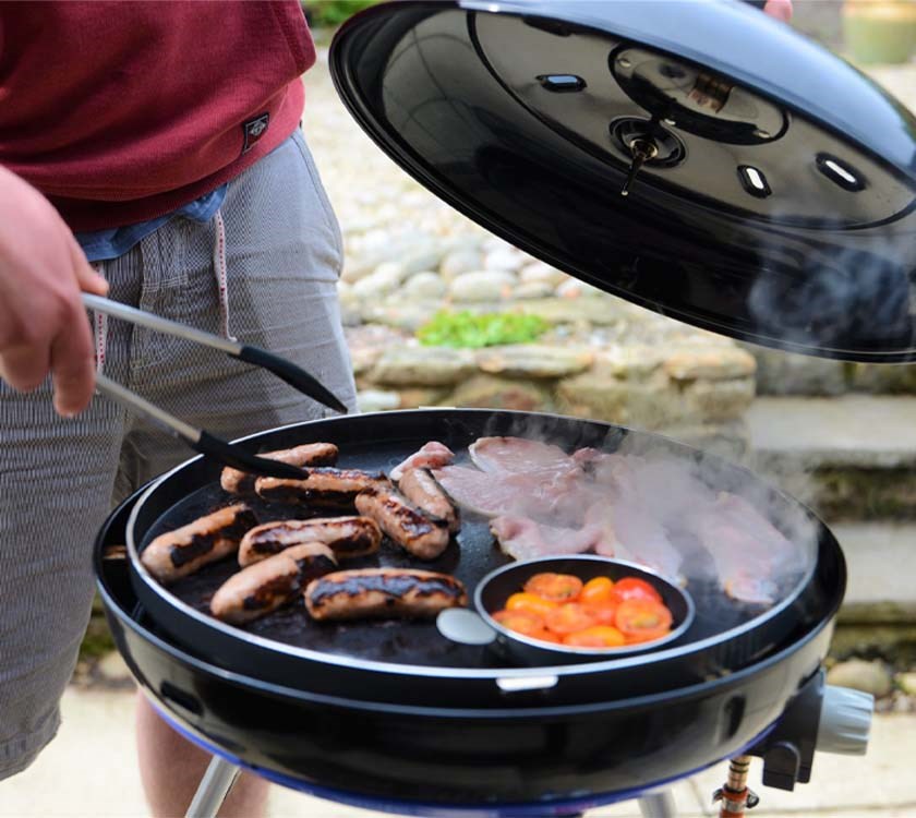 Paella Pan Cadac Grill Chef Cadac Carri Chef 50 BBQ Plancha Dome