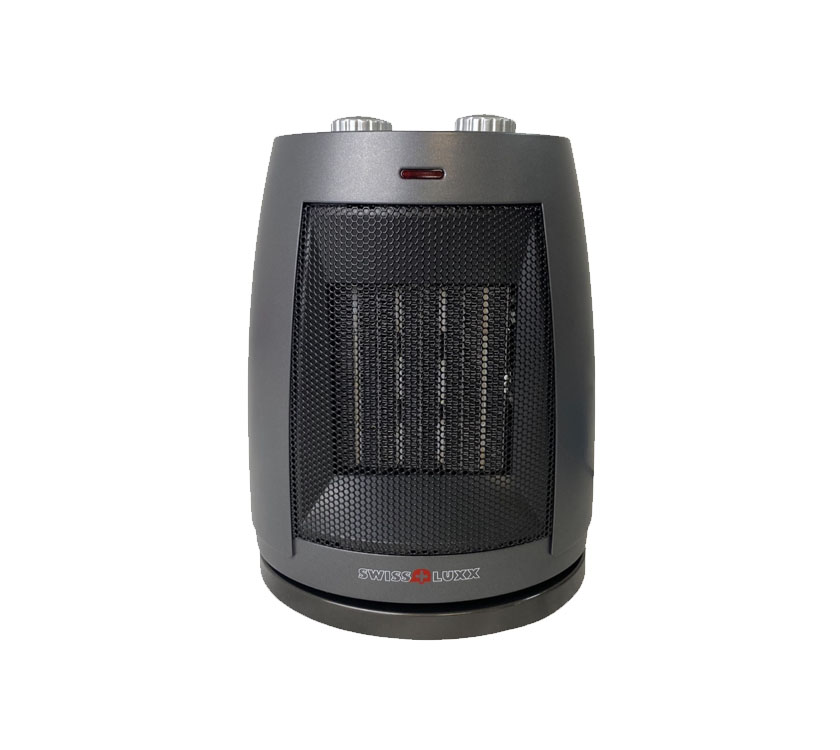 Swiss Luxx Swivel Ceramic Fan Heater 750-1500W