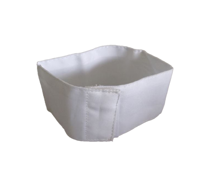 White Shower Curtain Tie Back 300x50mm