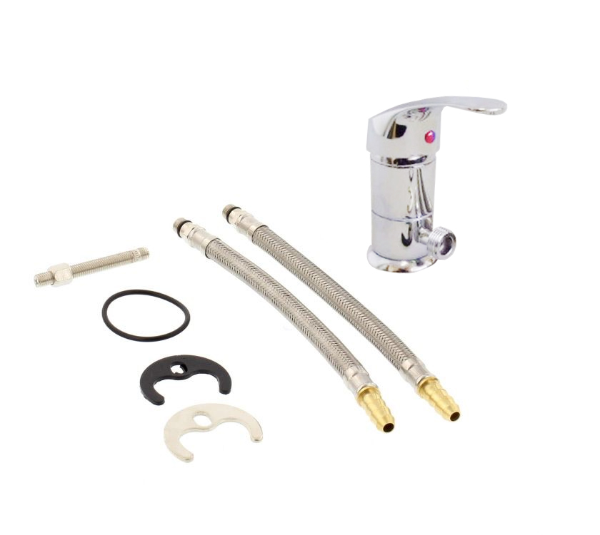 Chrome 360 Degree Swivel Mini Shower Mixer Tap