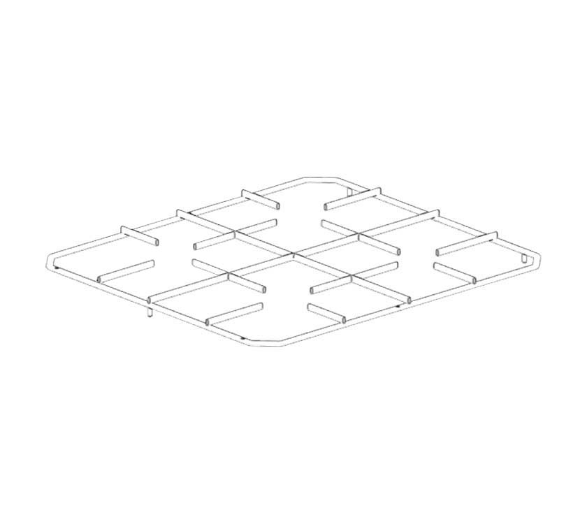 K1520 Trivet Pan Support (4 Burners)