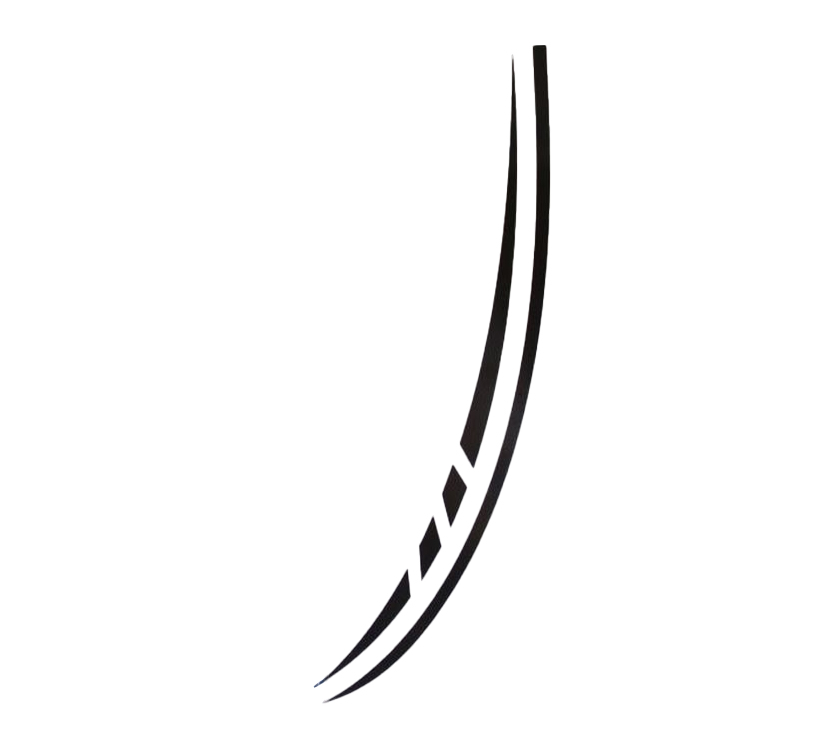 Olympus Rear Panel Dark Grey Wave Decal  O/S