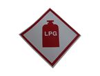 LPG Sticker 100x100mm