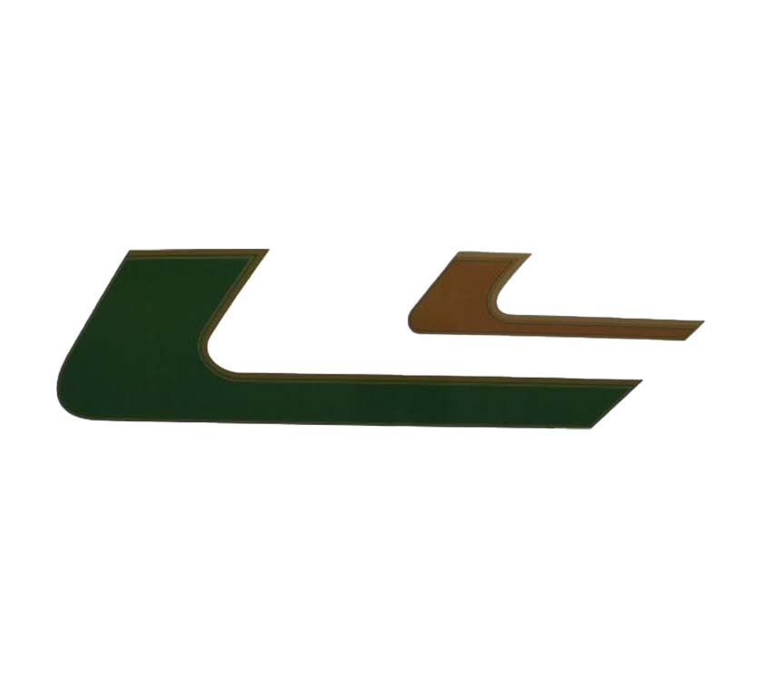 Retreat N/S Front Gold & Green Main Decal