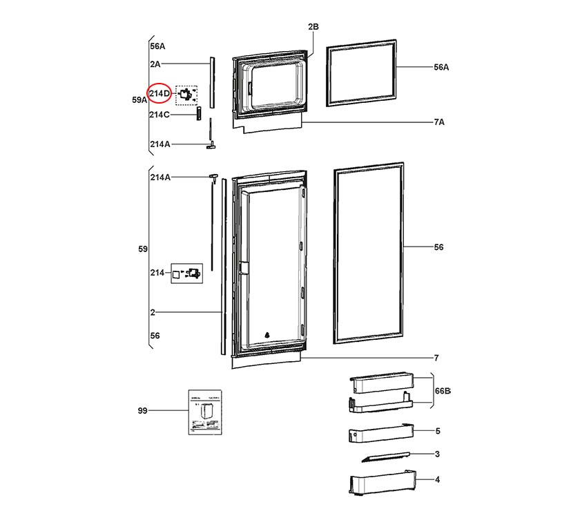 Read more about Dometic RMDT8505 Freezer Door Lock product image