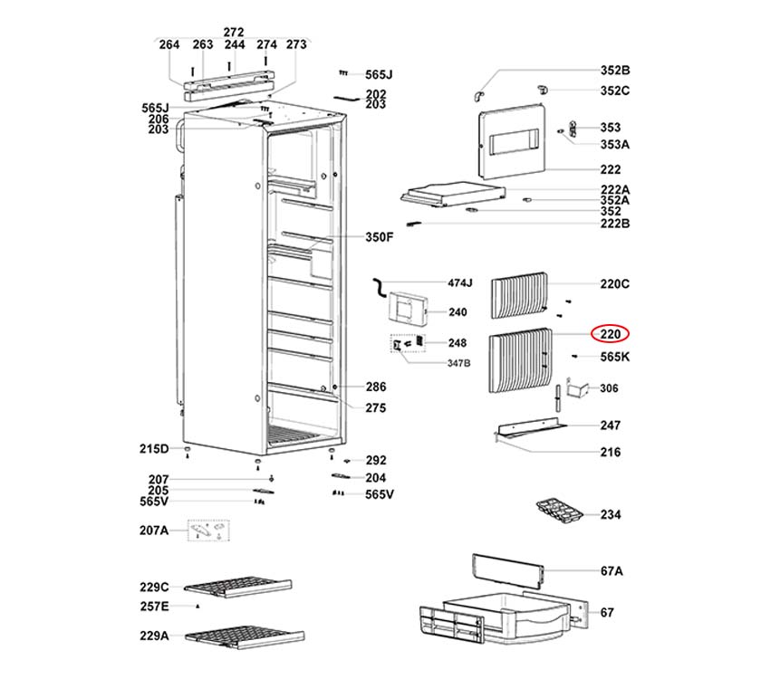 Read more about Dometic RMSL8500 Fridge Rear Evaporator product image