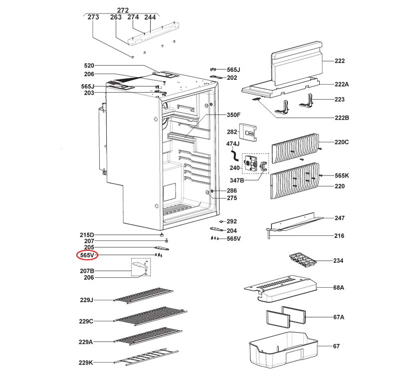 Read more about Dometic RMS8550 Fridge Countersunk Screw w/out Bit product image