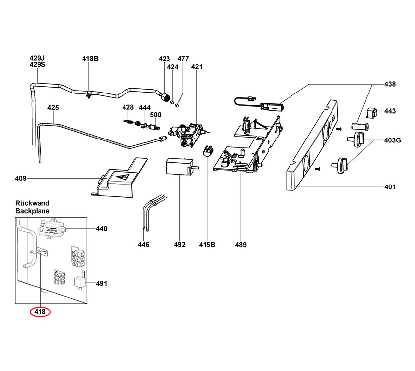 Dometic RML9330 Fridge Gas Connection Bracket