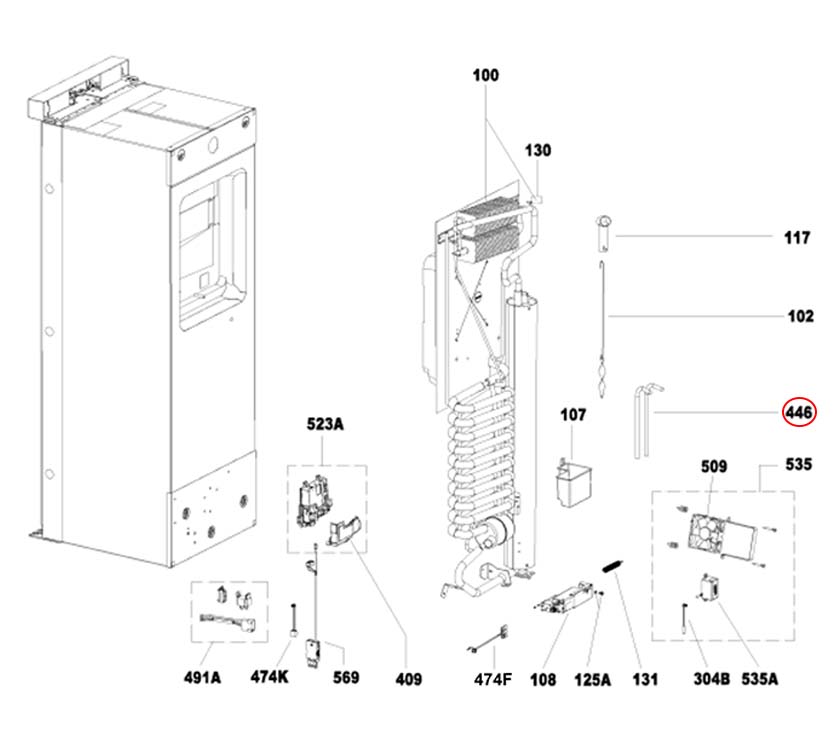 Read more about RML10.4S Fridge Heater 230v/170w product image