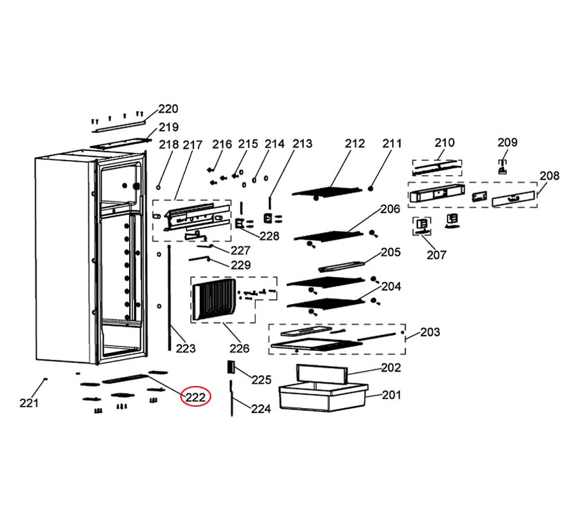 Read more about Dometic RMS10.5XS Fridge Hinge Plate product image