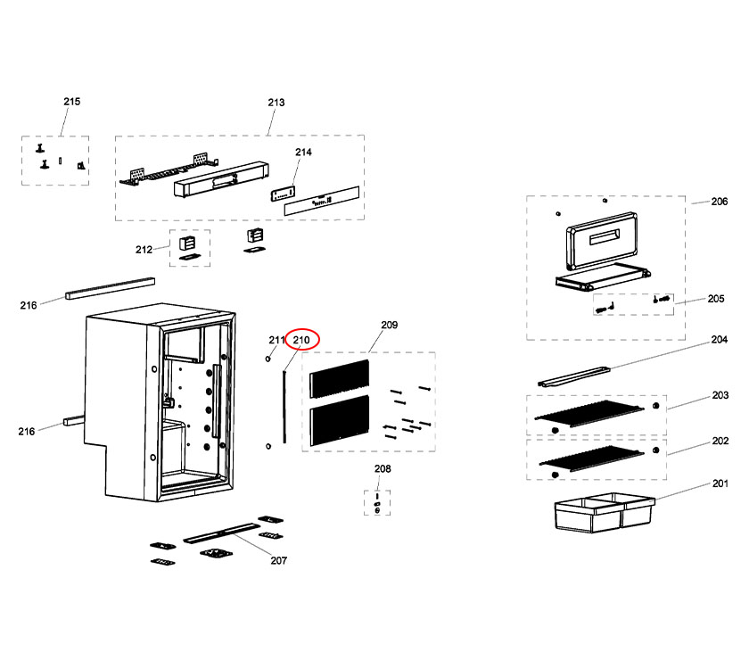 Read more about Dometic RMS10.5XS Fridge LED product image