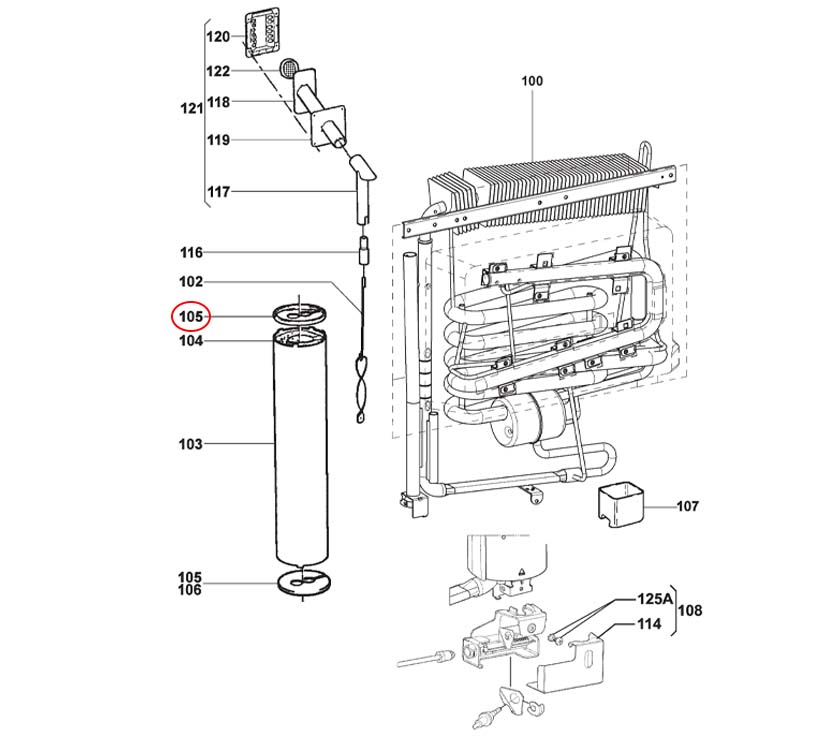 Dometic RMS8550 Fridge Bezel Cooker Mantle