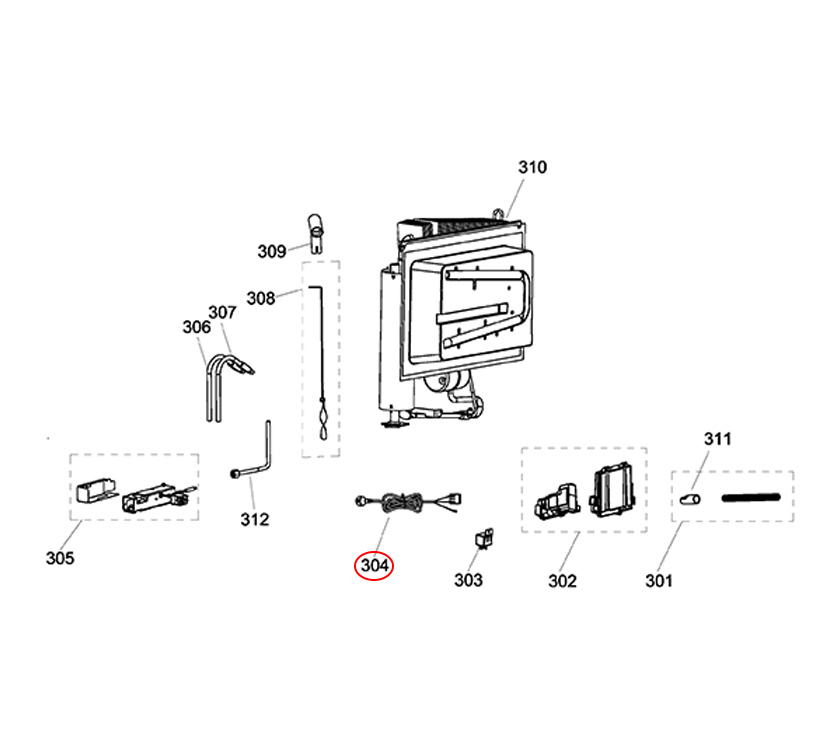 Dometic RMS10.5XS Fridge AC Power Cord