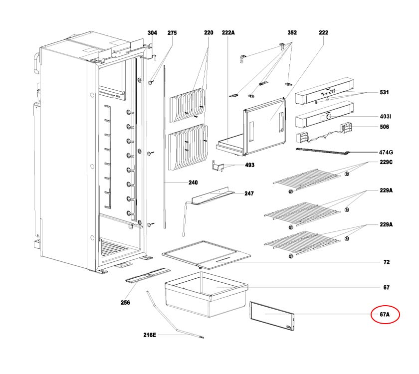 Read more about RML10.4S Fridge Veg Crisper Separator product image