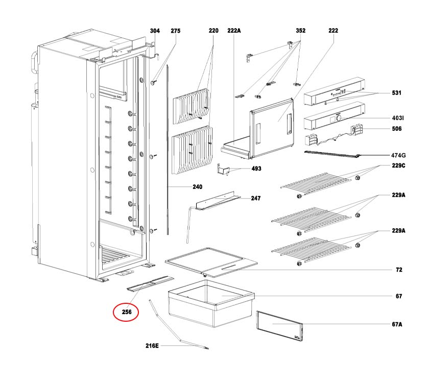 Read more about Dometic RML10.4 Fridge Hinge Plate Cover product image
