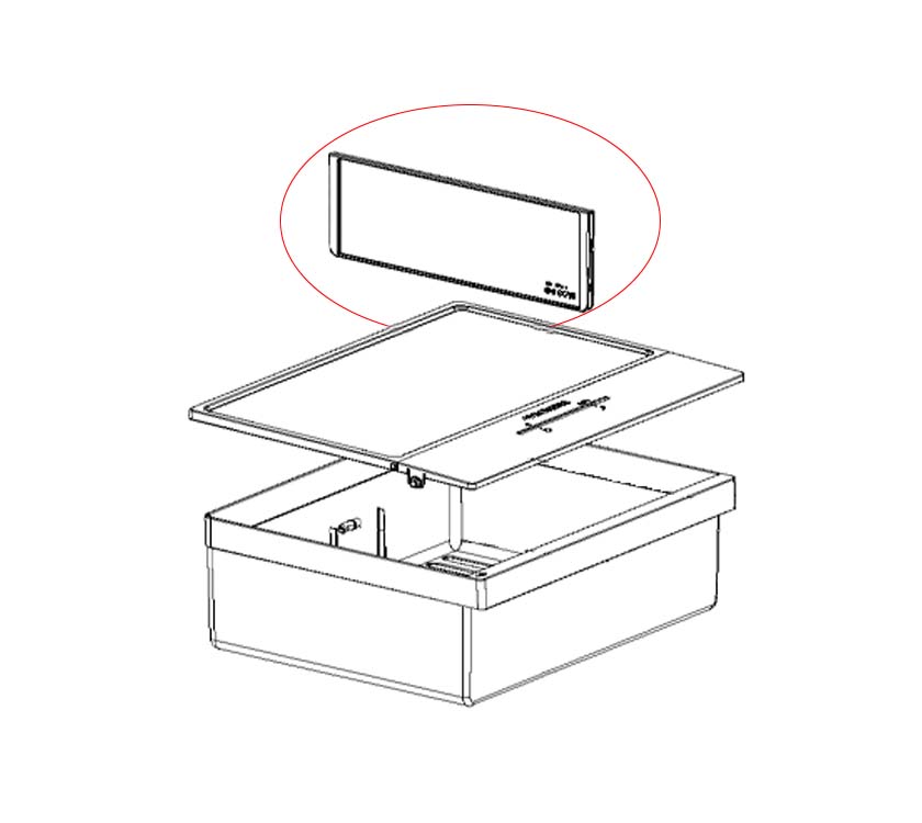Dometic RMD10.5T Fridge Veg Crisper Divider