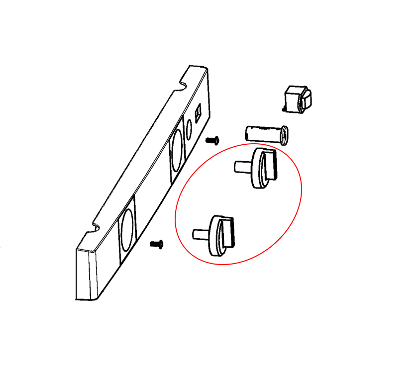 Read more about RML9330 Black/Grey Turning Knob Kit product image