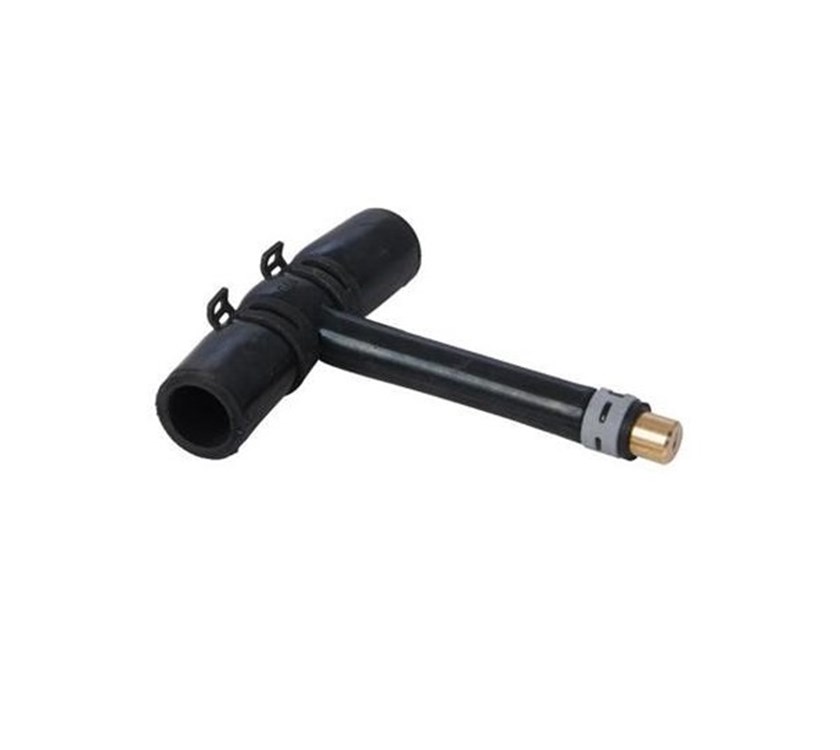 Alde Rubber Drain T with Plug & 3 Clips 22mm