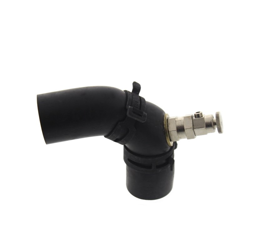 Alde 90 Degree Rubber Elbow Valve c/w Clips 22mm