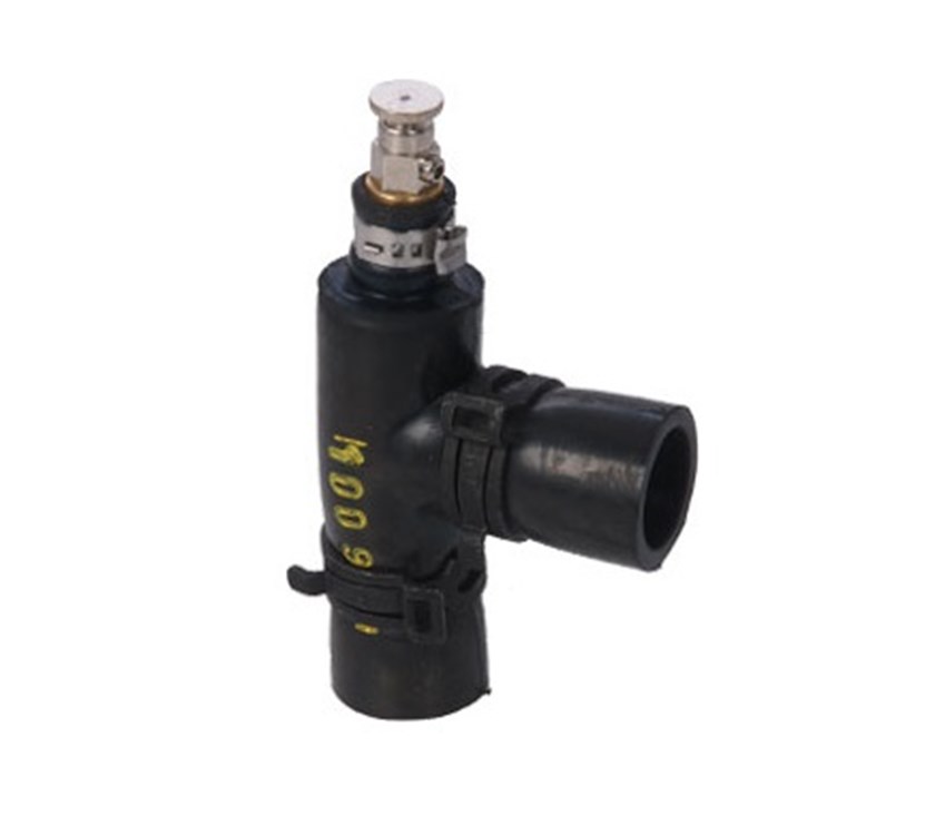 Alde Vertical Rubber Elbow Valve c/w Clips 22mm