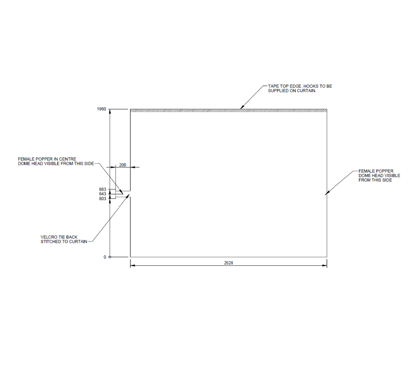 Read more about Adamo 75-4DL Shower Curtain product image