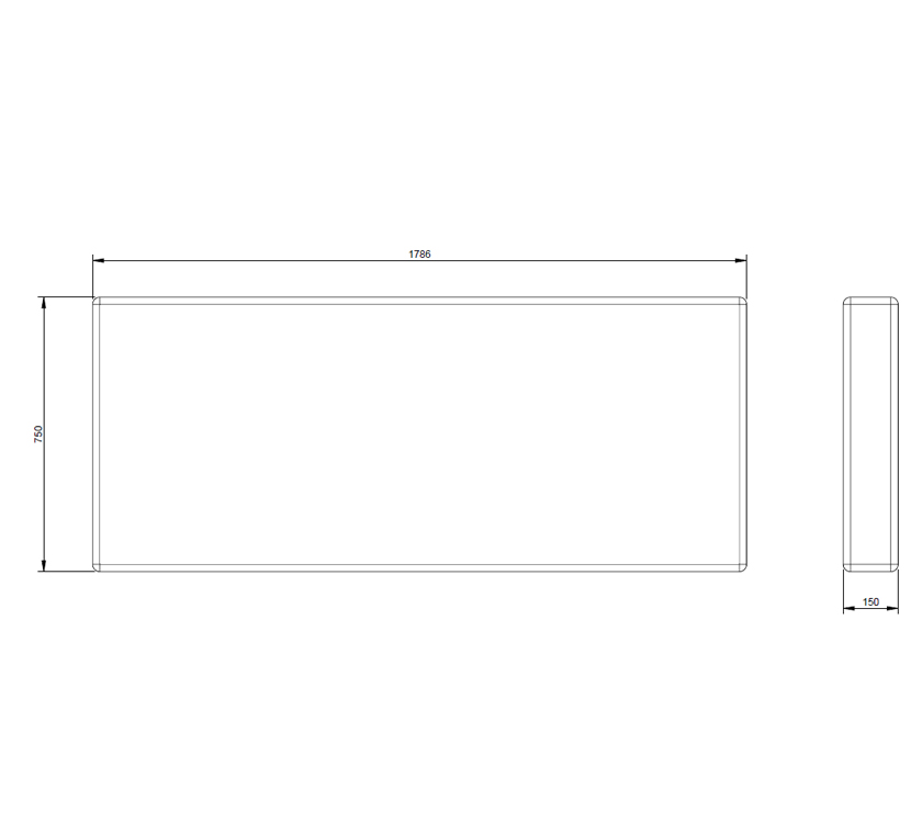 AE2 76-2T & 76-4T O/S Single Fixed Bed Mattress