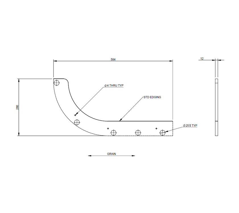 Read more about UN5 Mid Washroom Lower Curved Former product image