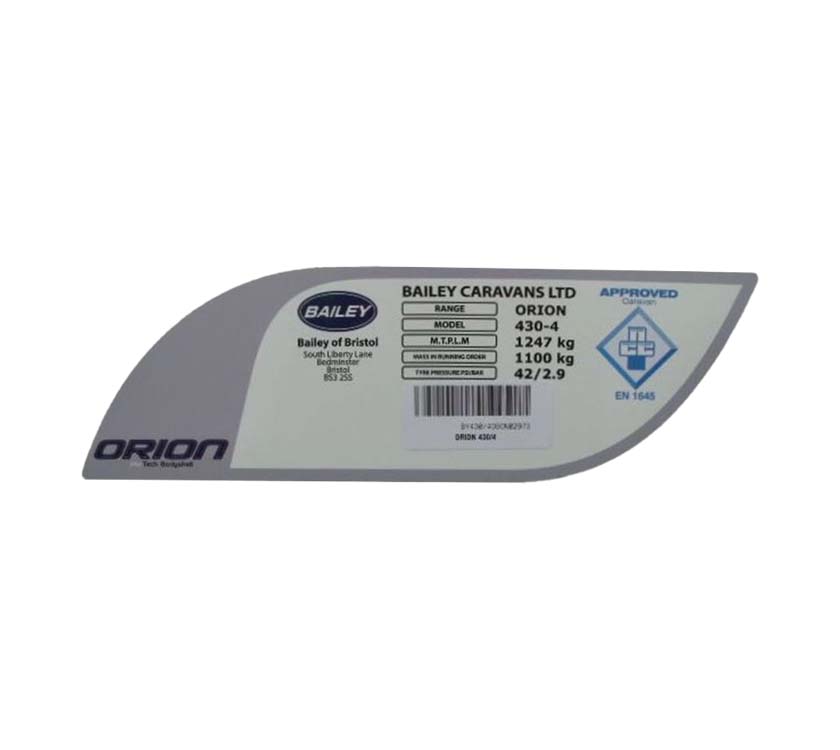 Orion 430/4 Weight Plate