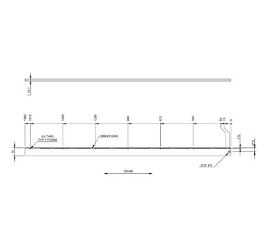 PXR 640 Sliding Door Receiver Panel