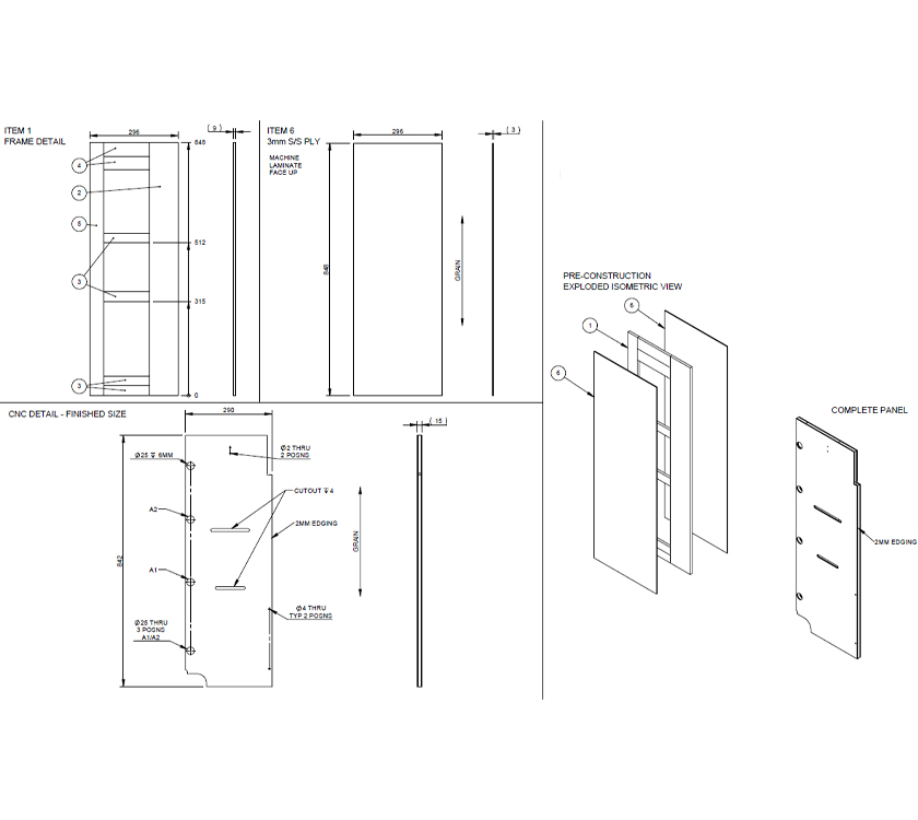 PXR STD Vanity Unit RH End