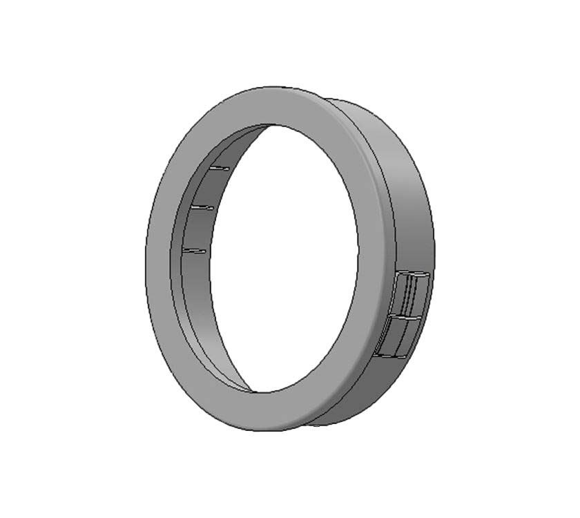 TC Washroom Shelf Snap Bush - White