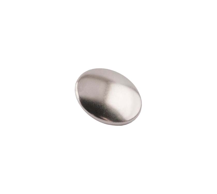 Nickel Plated 14mm Popper - Button
