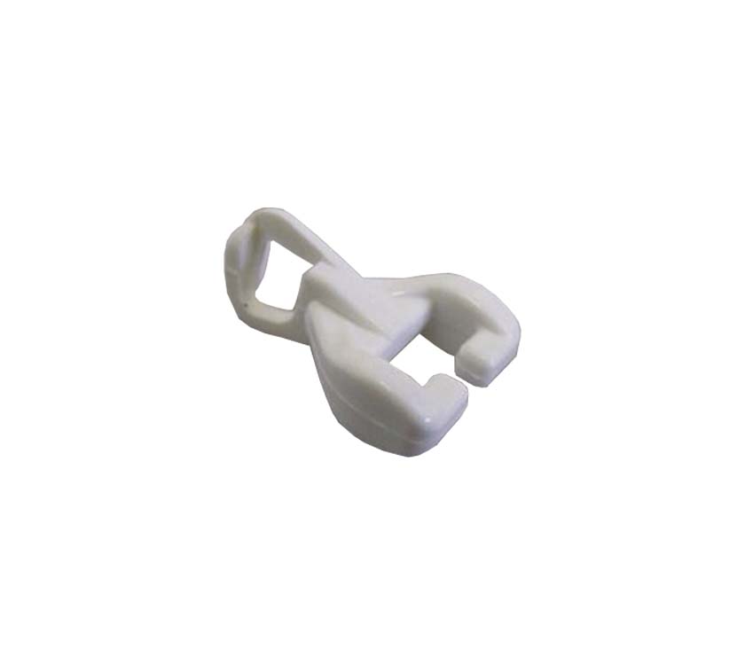 White Curtain Track Glider